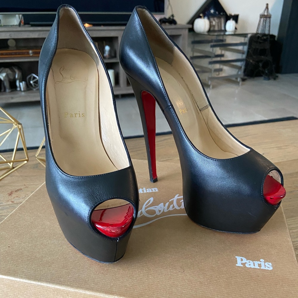 Christian Louboutin Highness 160 Calf  VIP / Patent Calf Toe - 39.5